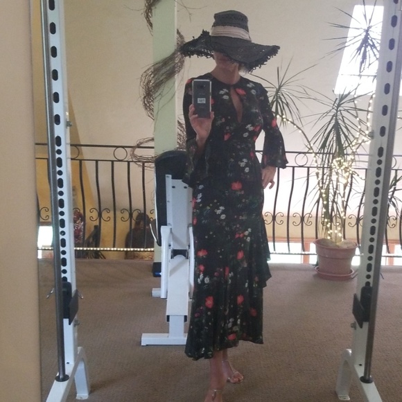 ERDEM Dresses & Skirts - ERDEM dark floral dress